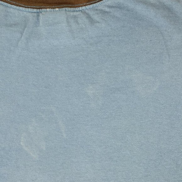 CMC Dodgeball Team Ringer T Shirt Blue Cotton Anvil Graphic Tee XL X-Large - Picture 4 of 10